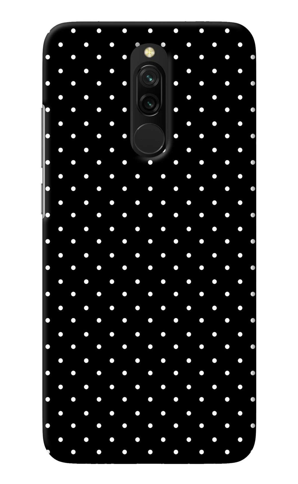 White Dots Redmi 8 Back Cover