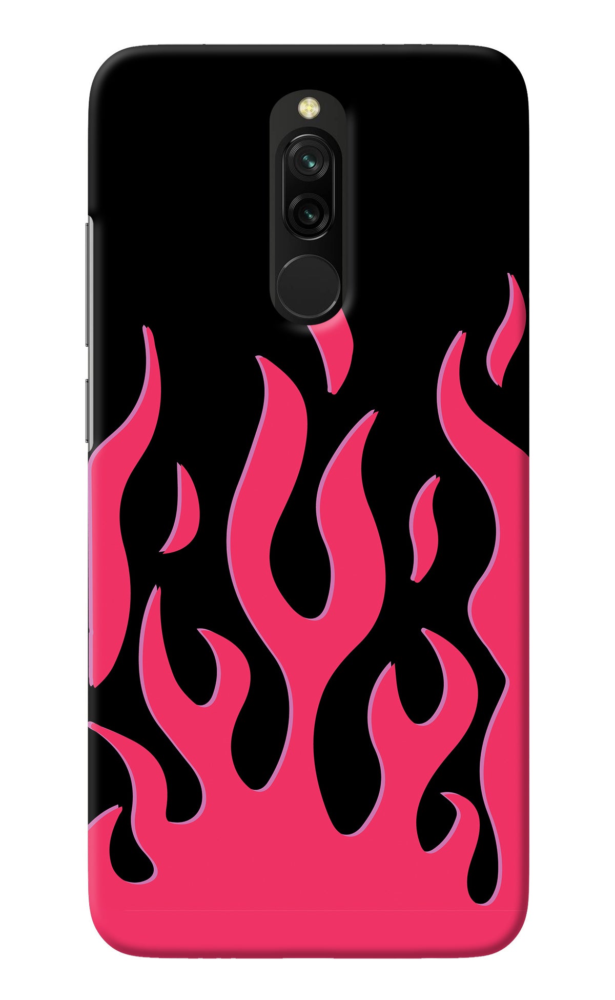 Fire Flames Redmi 8 Back Cover