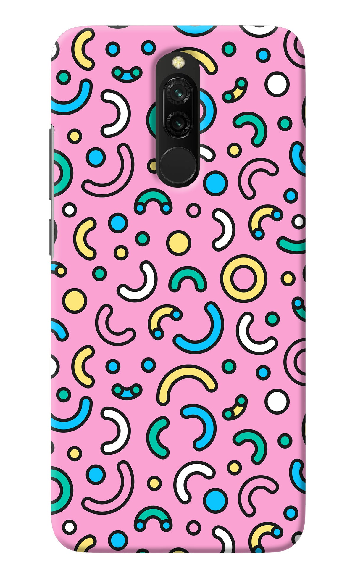 Memphis Design Redmi 8 Back Cover