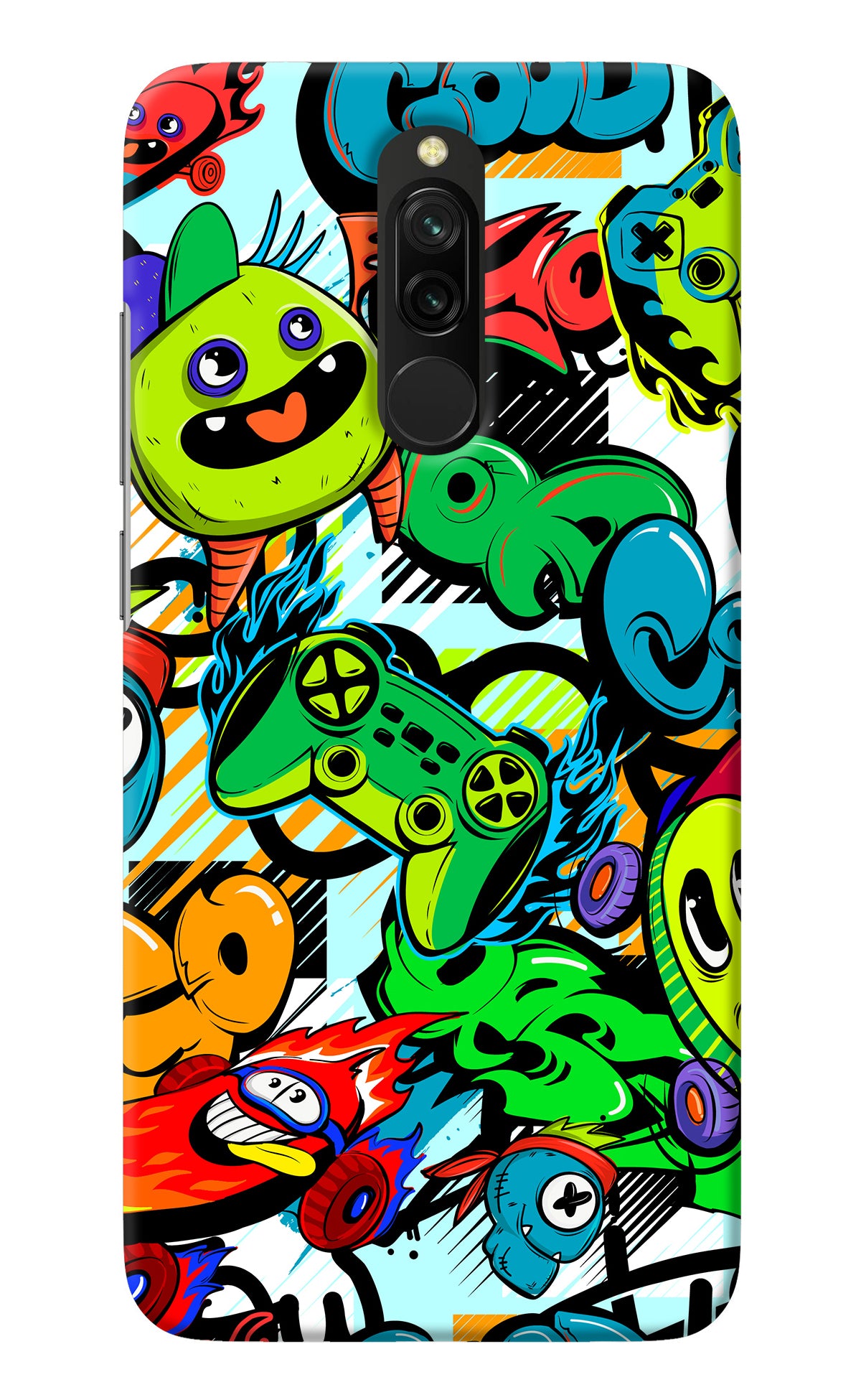 Game Doodle Redmi 8 Back Cover