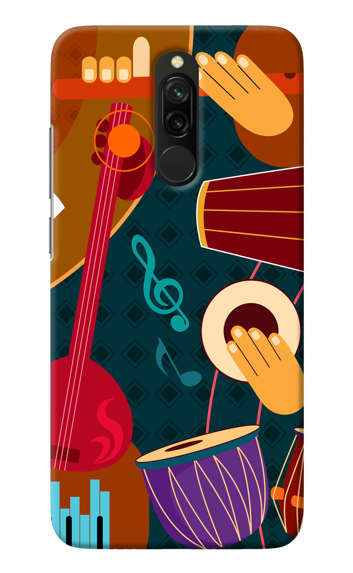 Music Instrument Redmi 8 Back Cover