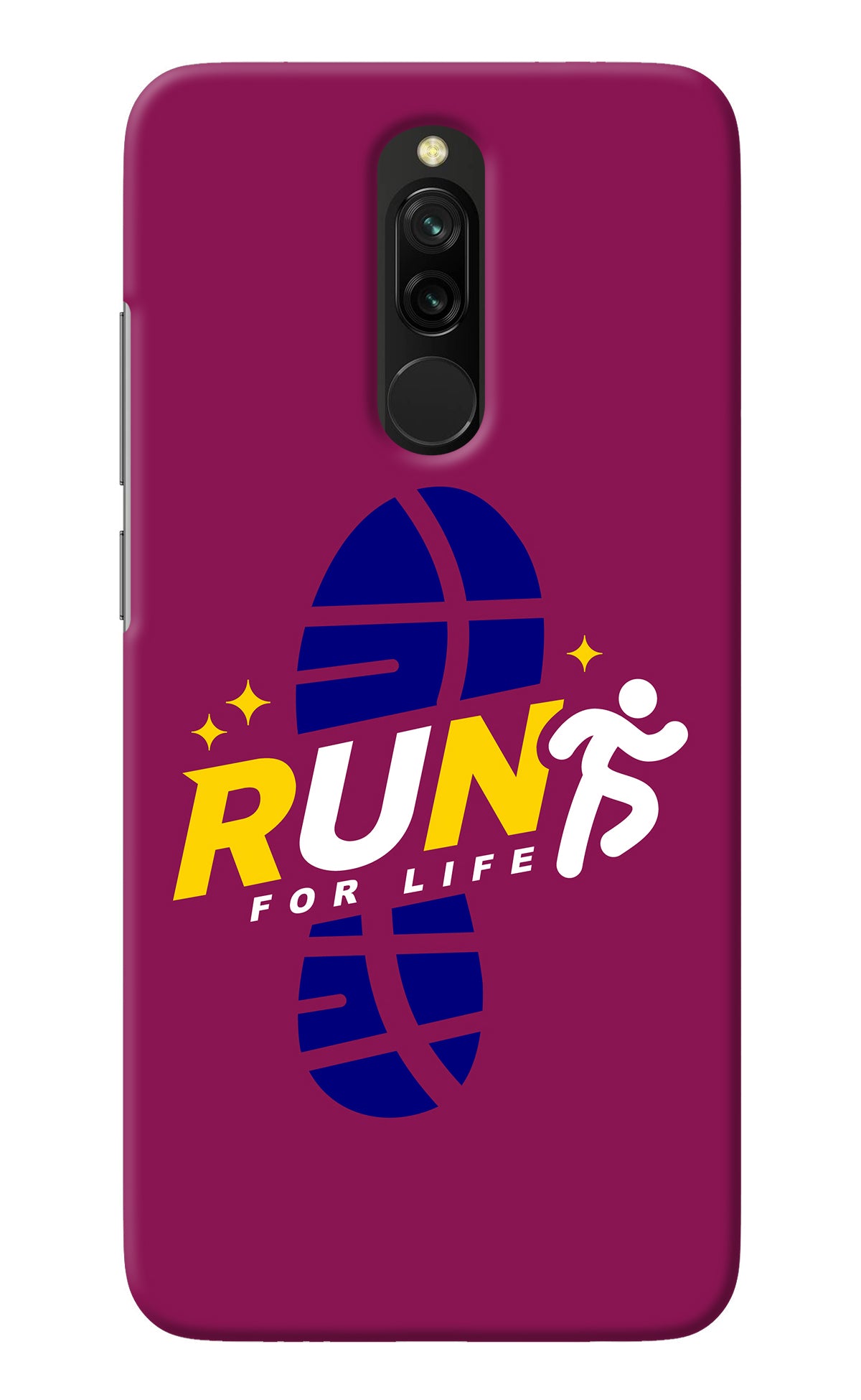 Run for Life Redmi 8 Back Cover