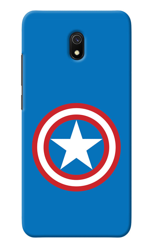 Captain America Logo Redmi 8A Back Cover