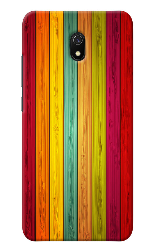 Multicolor Wooden Redmi 8A Back Cover