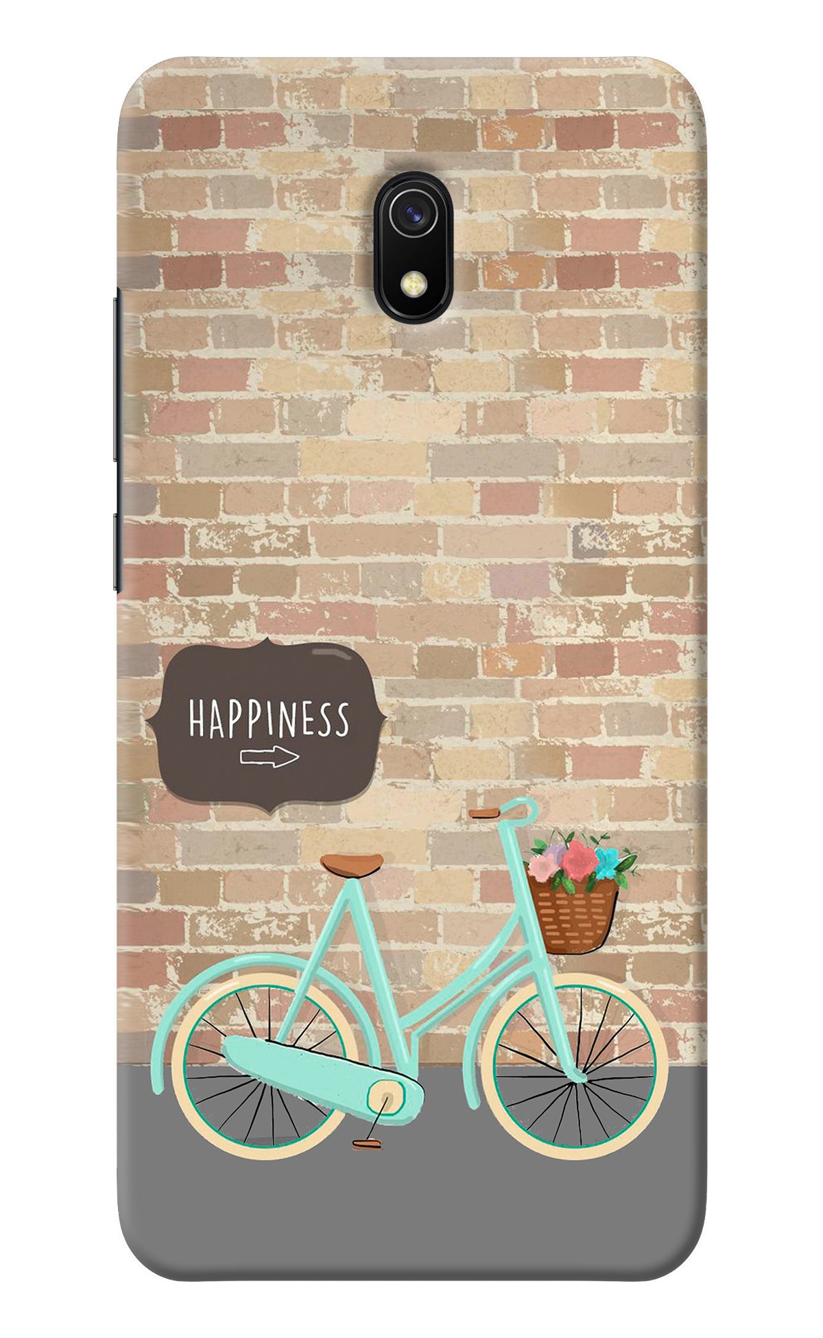 Happiness Artwork Redmi 8A Back Cover