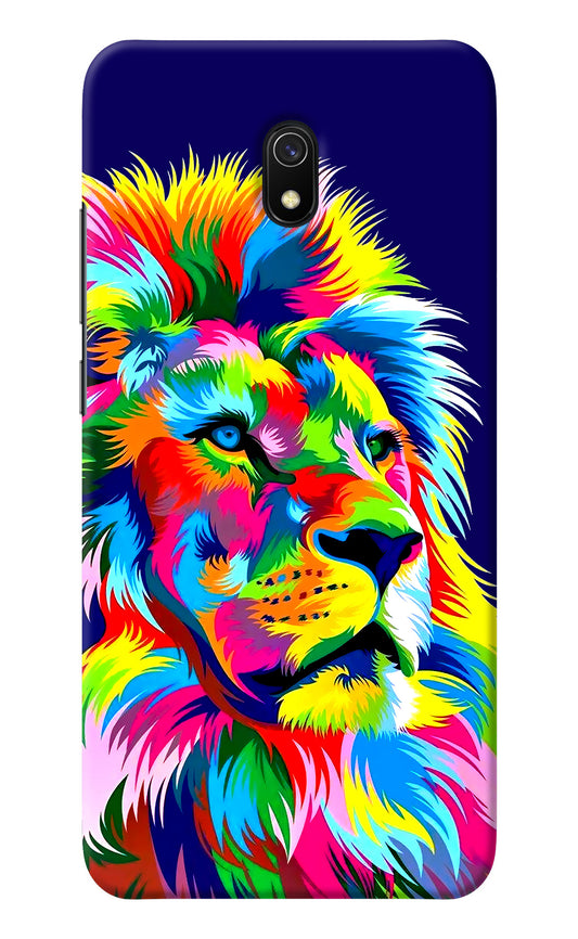 Vector Art Lion Redmi 8A Back Cover