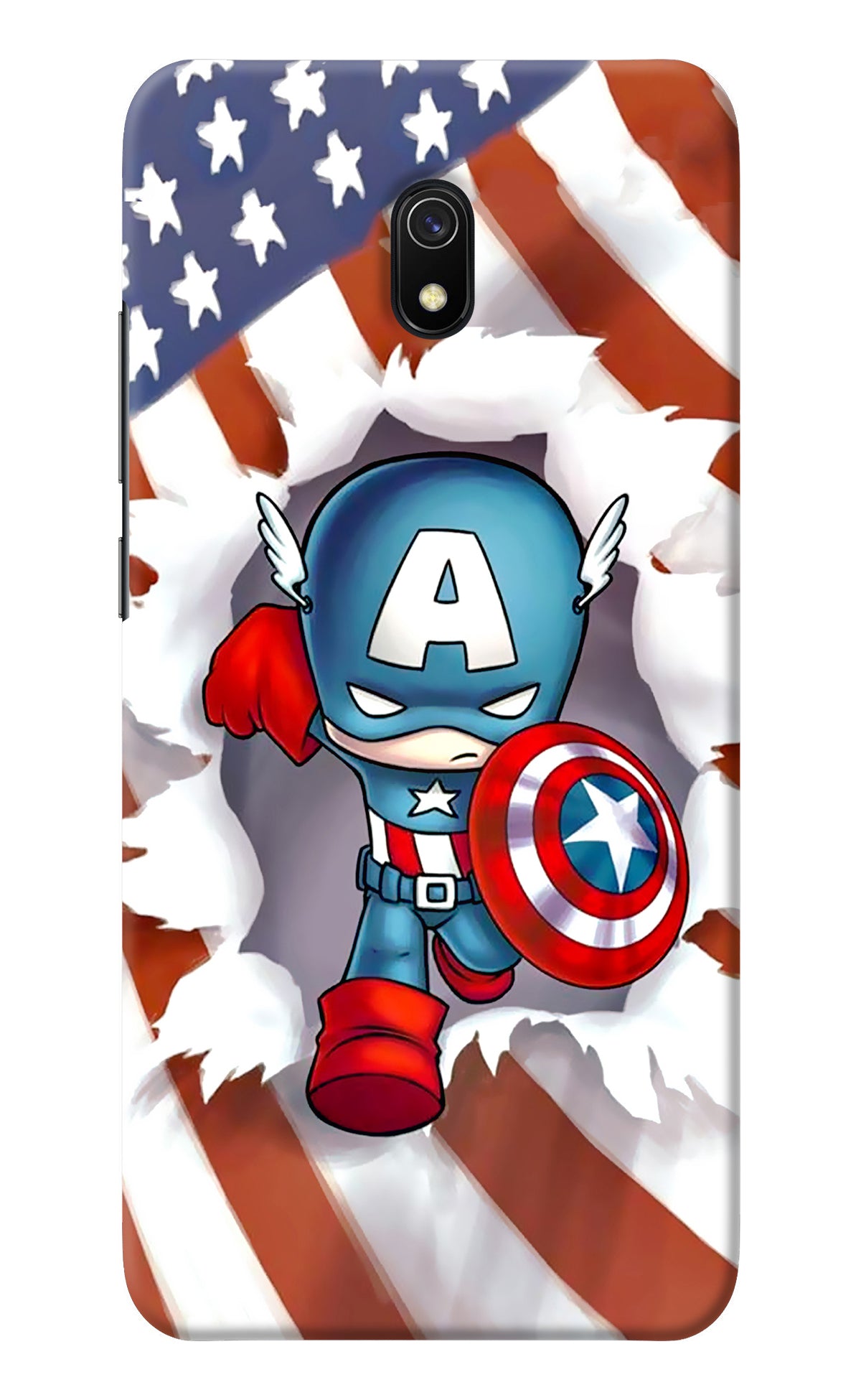 Captain America Redmi 8A Back Cover