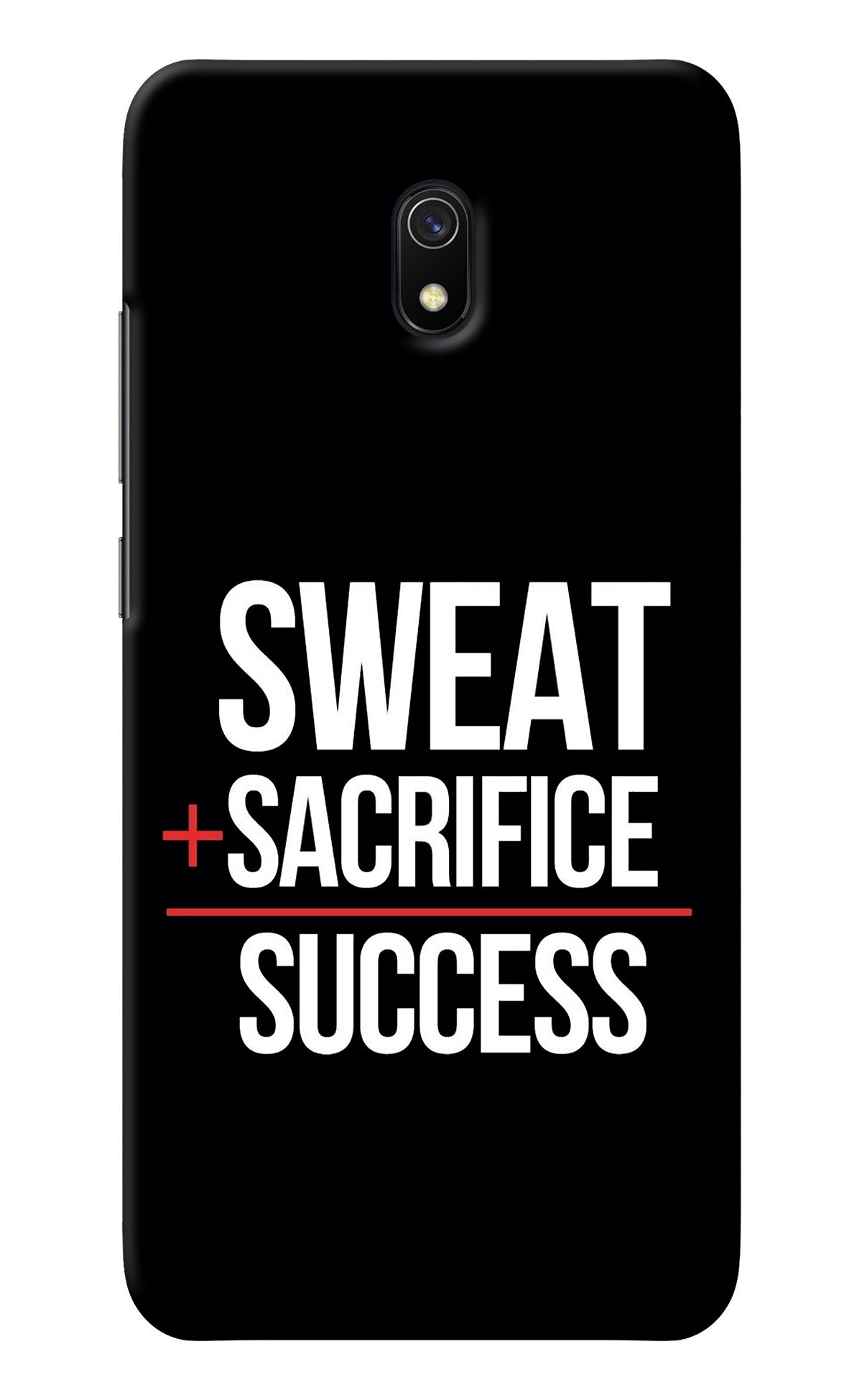 Sweat Sacrifice Success Redmi 8A Back Cover