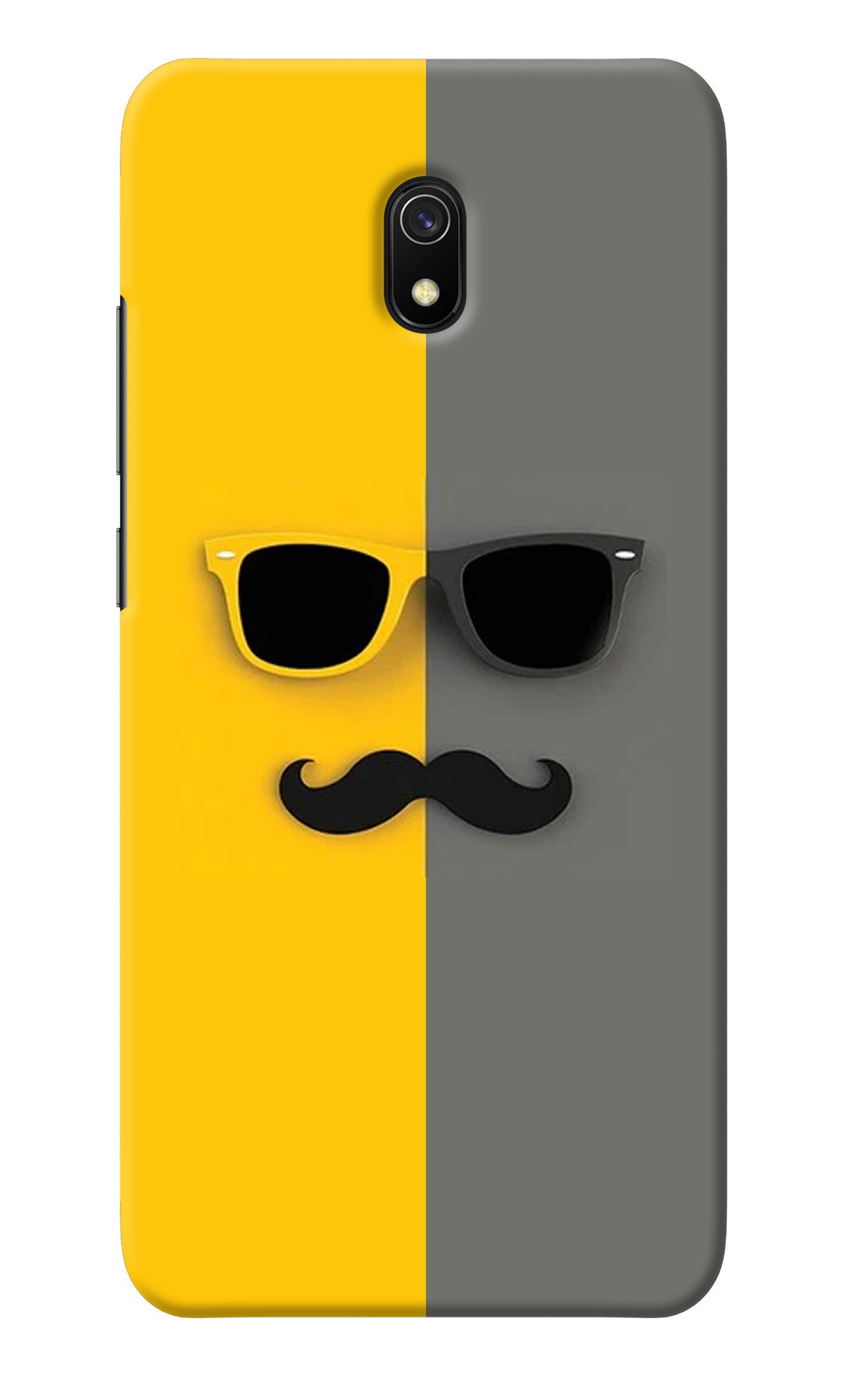 Sunglasses with Mustache Redmi 8A Back Cover