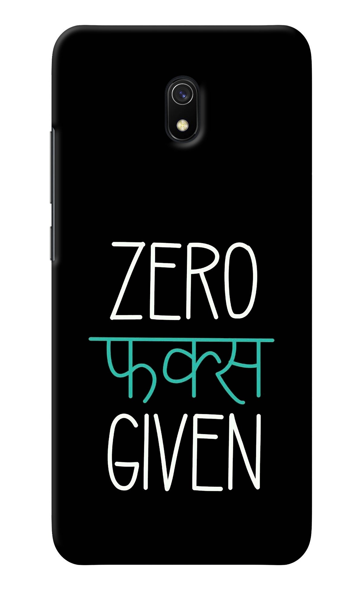 Zero Fucks Given Redmi 8A Back Cover