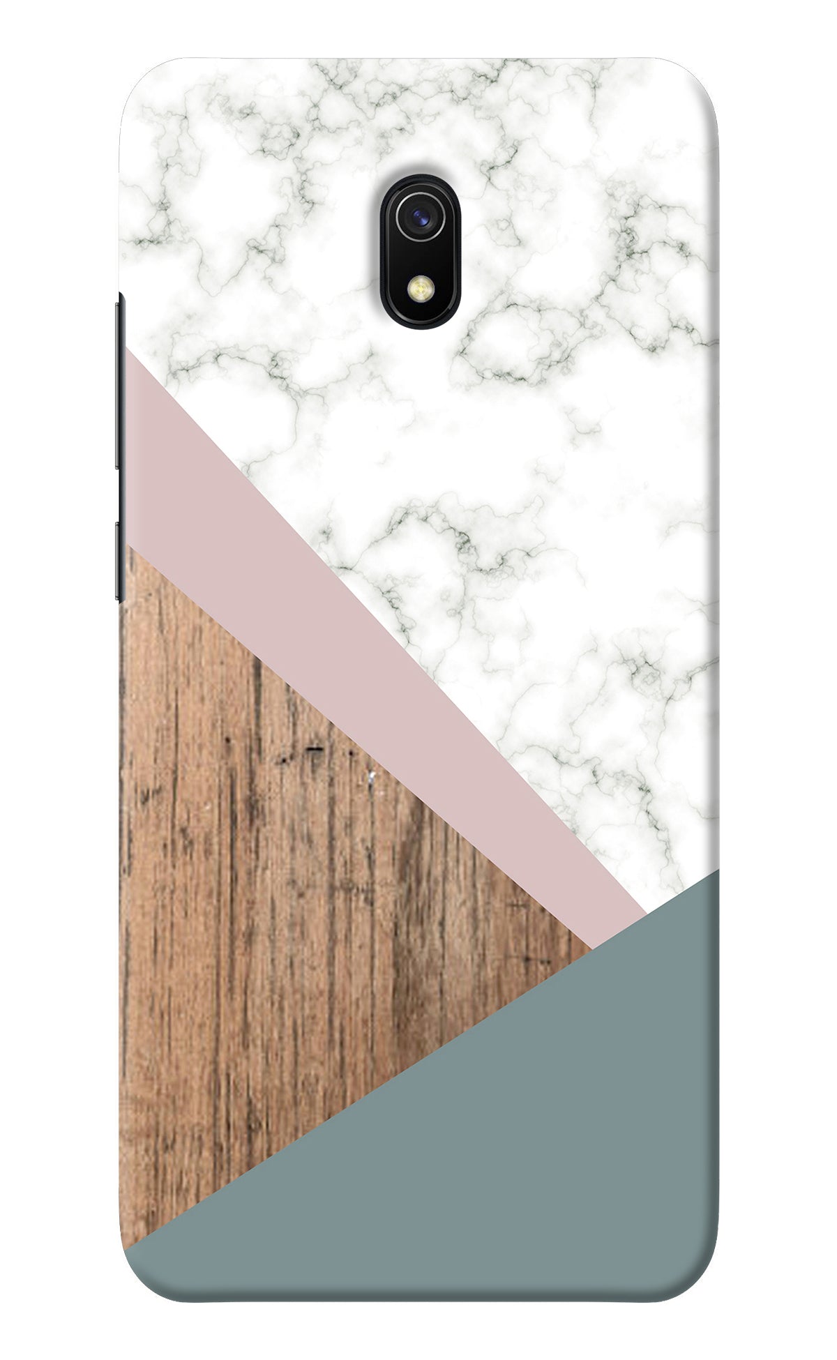 Marble wood Abstract Redmi 8A Back Cover