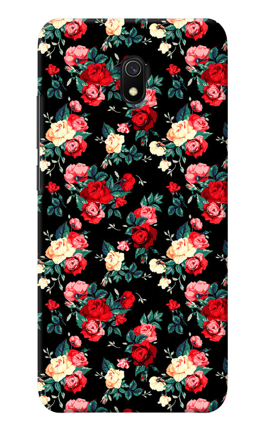 Rose Pattern Redmi 8A Back Cover