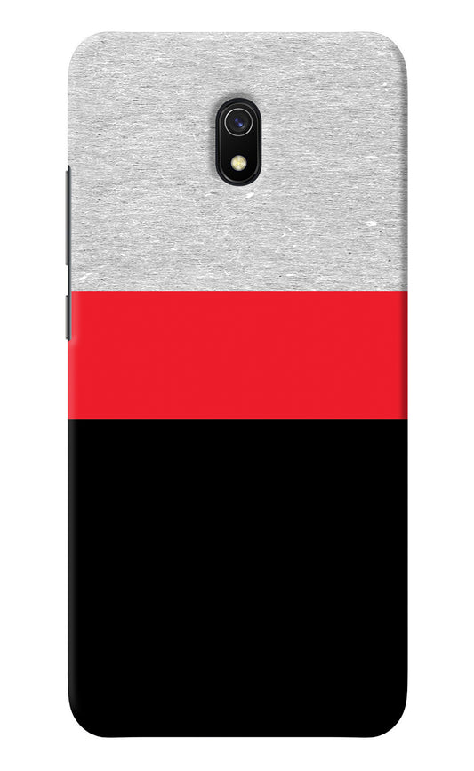 Tri Color Pattern Redmi 8A Back Cover