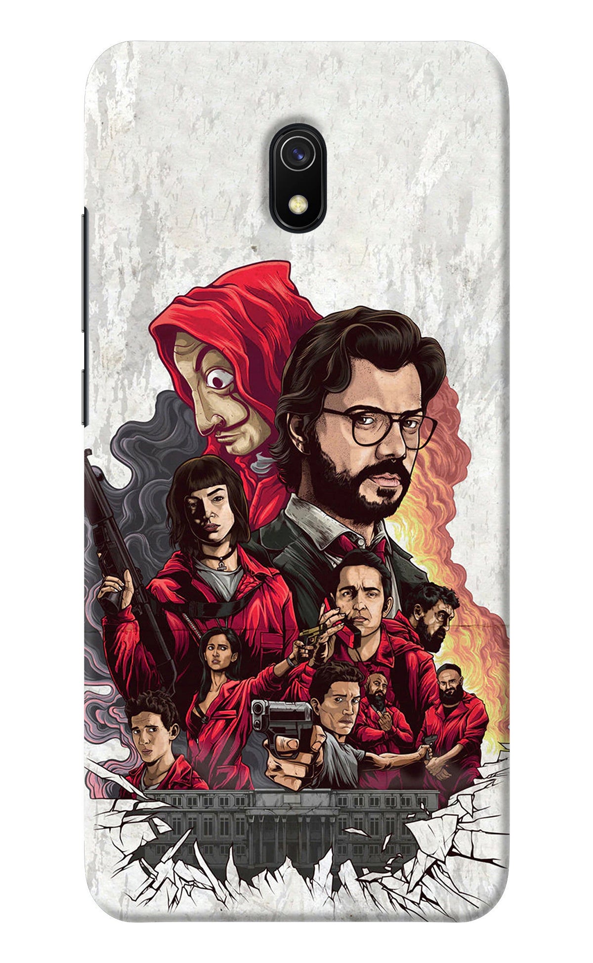 Money Heist Artwork Redmi 8A Back Cover