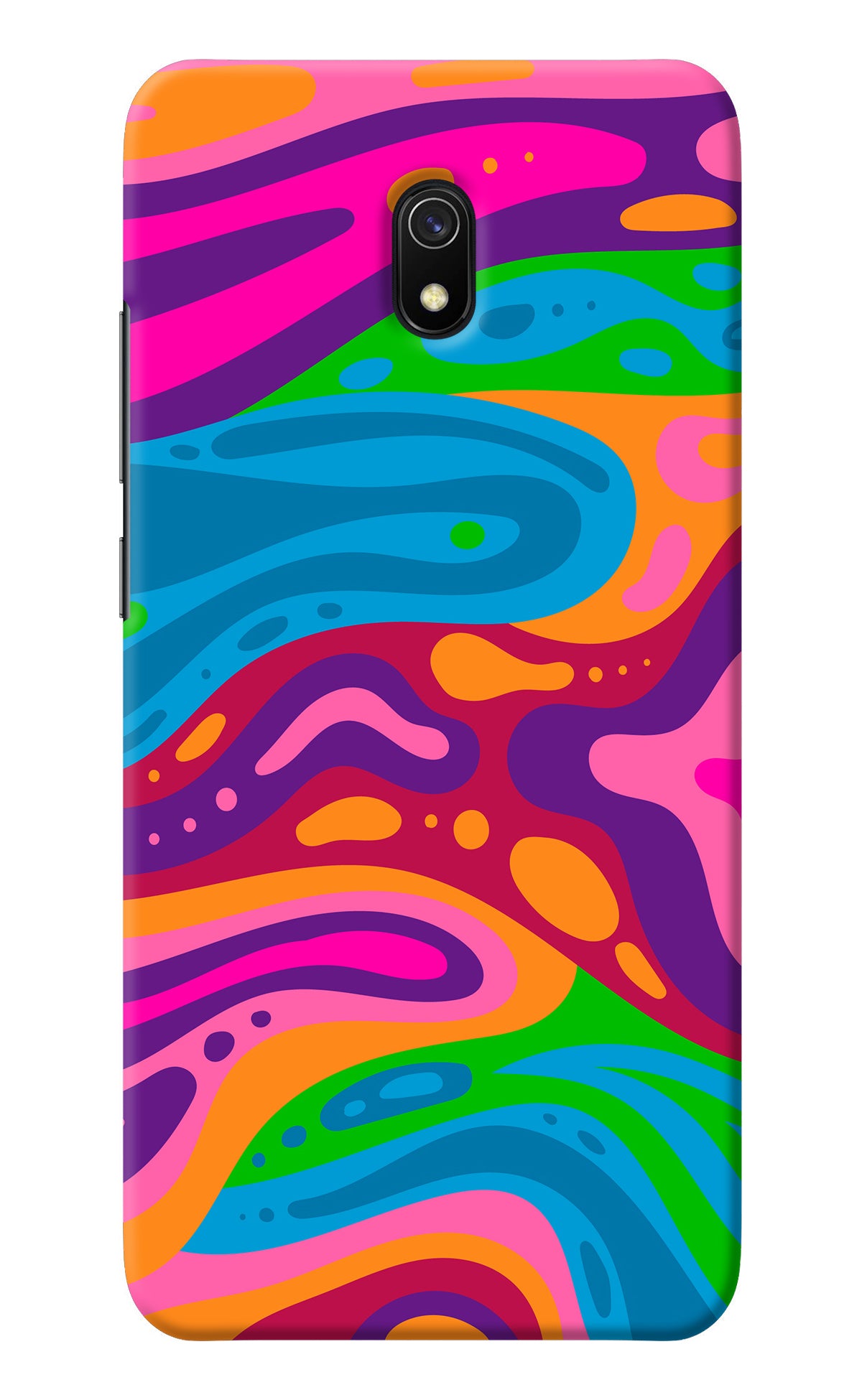 Trippy Pattern Redmi 8A Back Cover