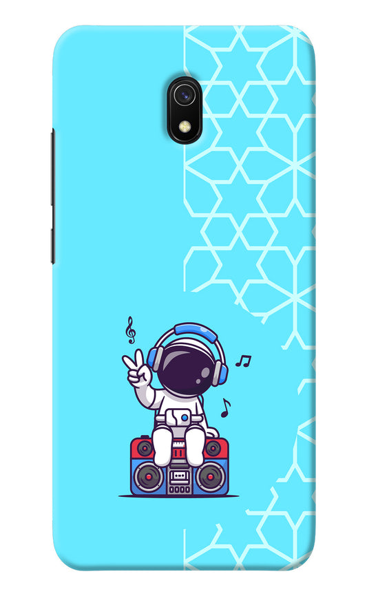 Cute Astronaut Chilling Redmi 8A Back Cover