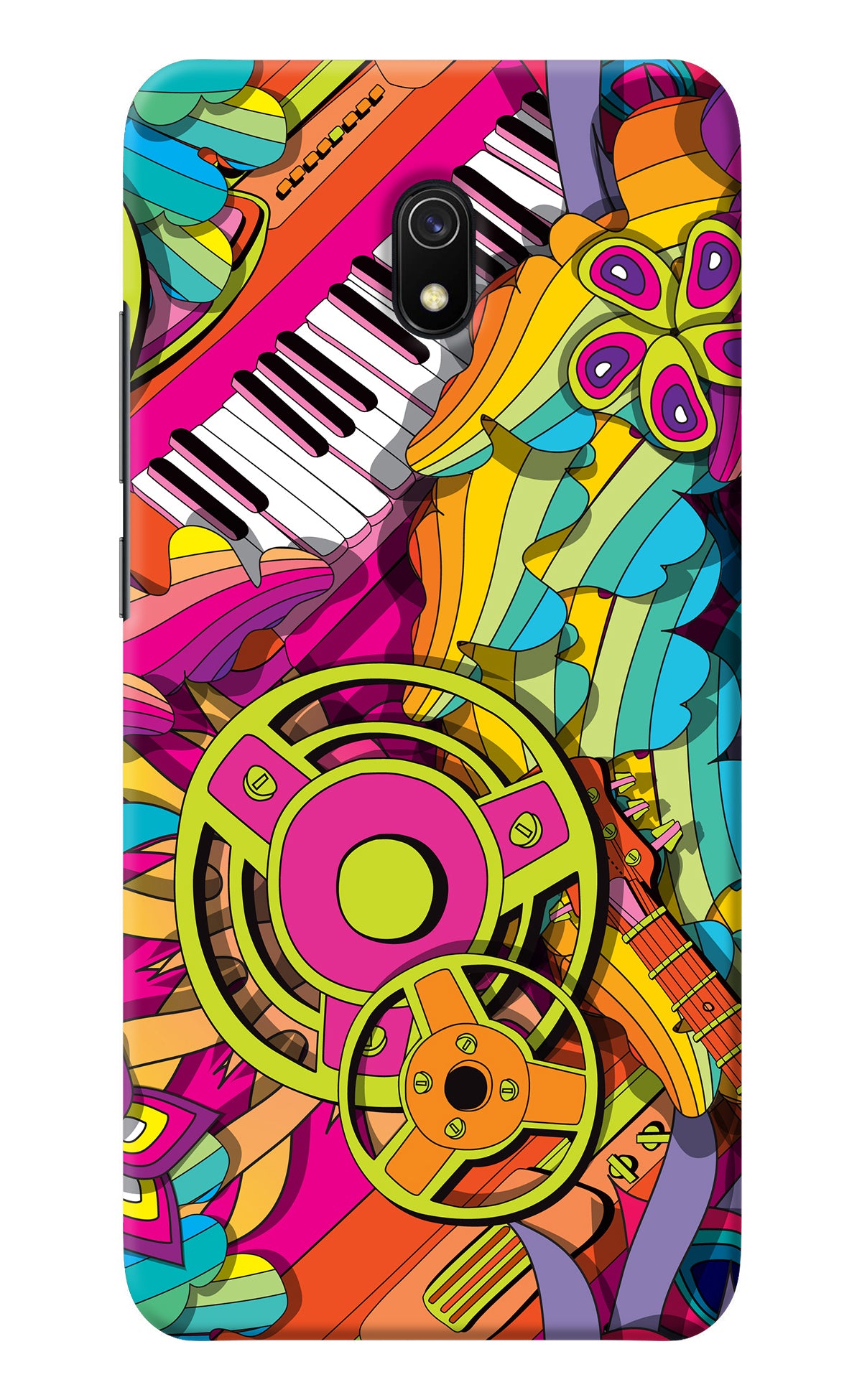 Music Doodle Redmi 8A Back Cover