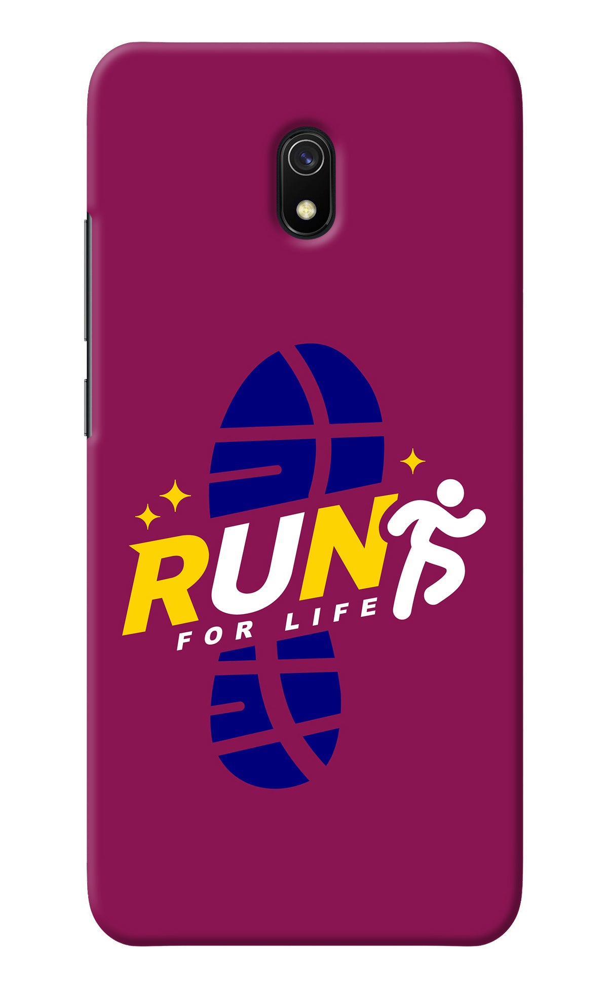 Run for Life Redmi 8A Back Cover