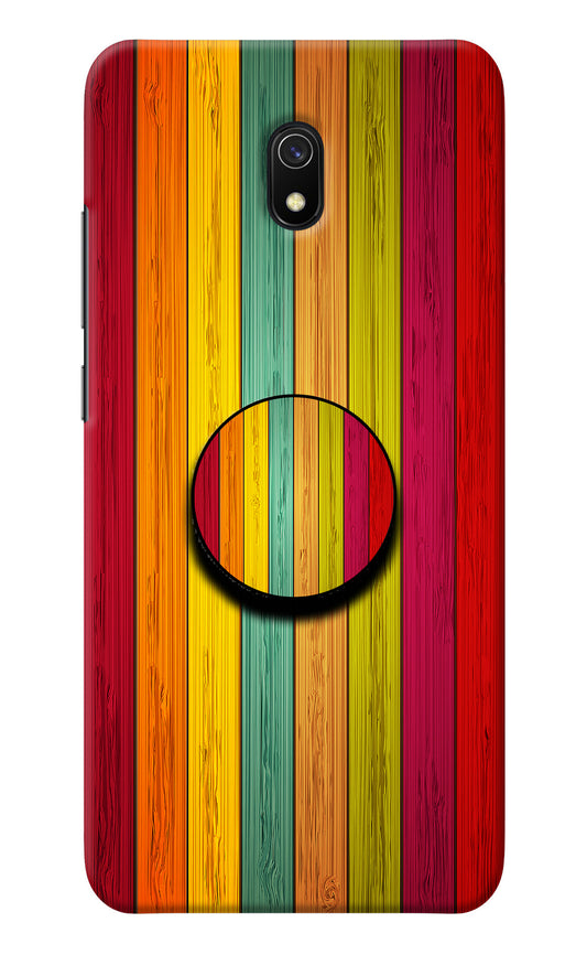 Multicolor Wooden Redmi 8A Pop Case