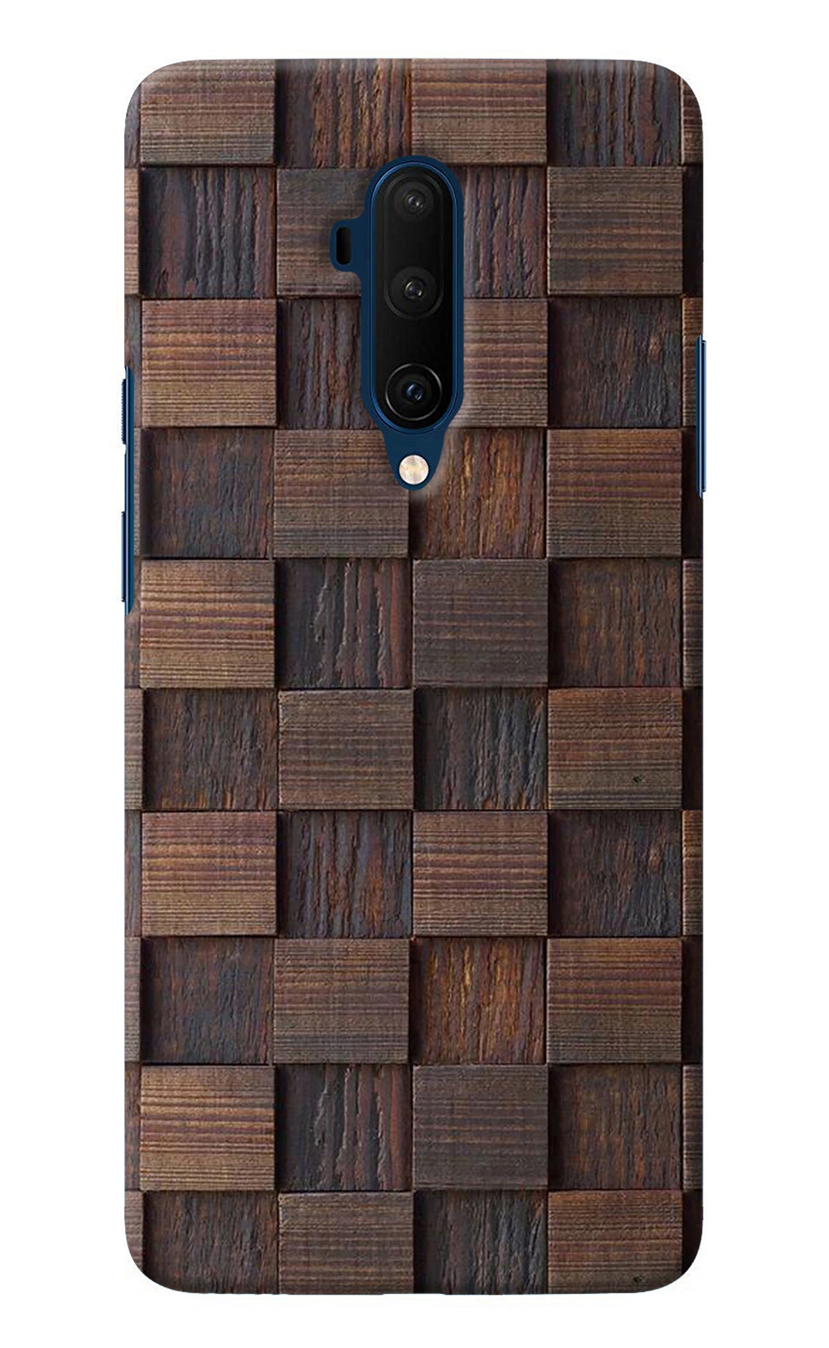 Wooden Cube Design Oneplus 7T Pro Back Cover