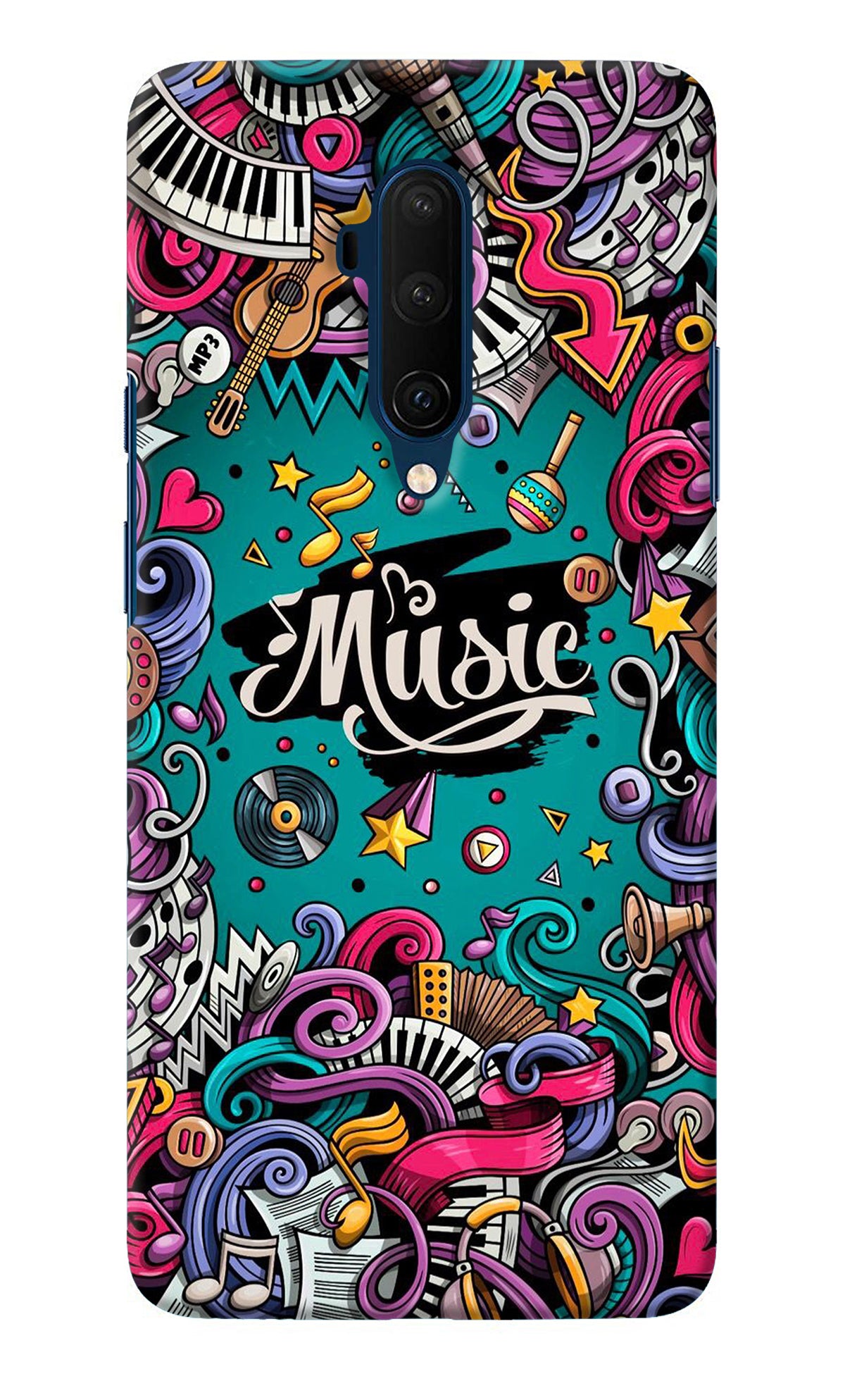 Music Graffiti Oneplus 7T Pro Back Cover