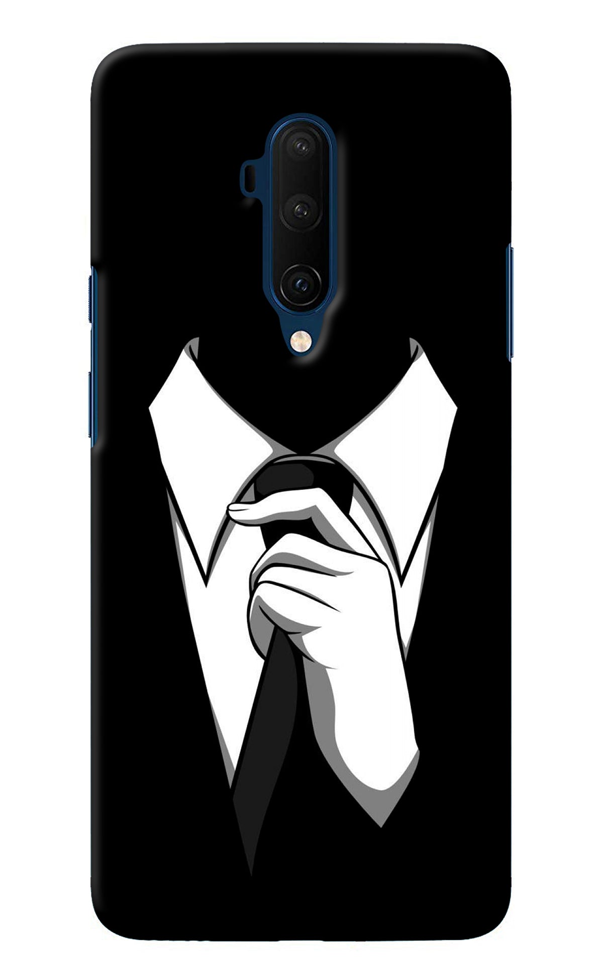 Black Tie Oneplus 7T Pro Back Cover