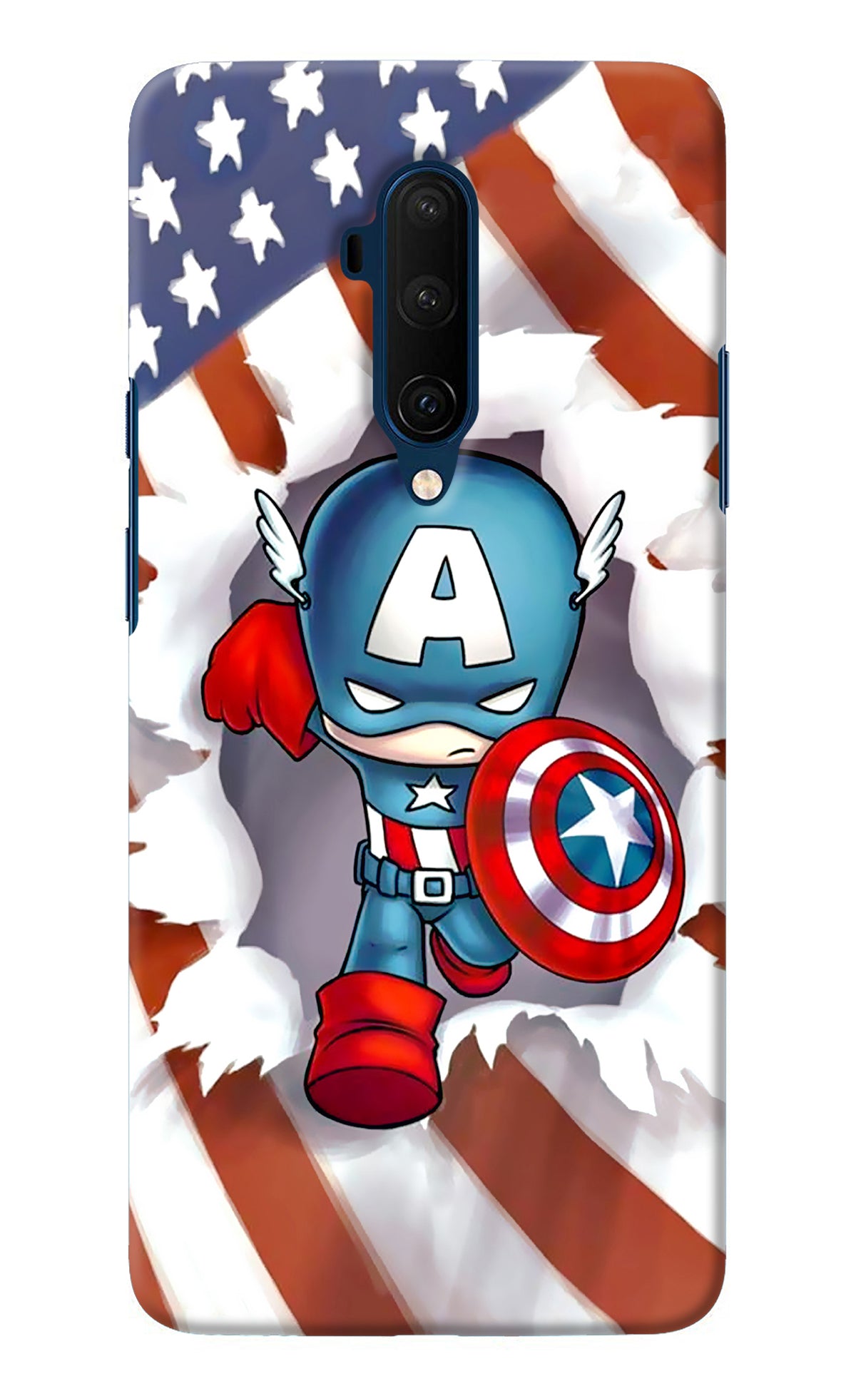Captain America Oneplus 7T Pro Back Cover