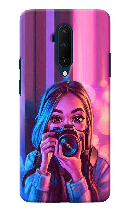 Girl Photographer Oneplus 7T Pro Back Cover