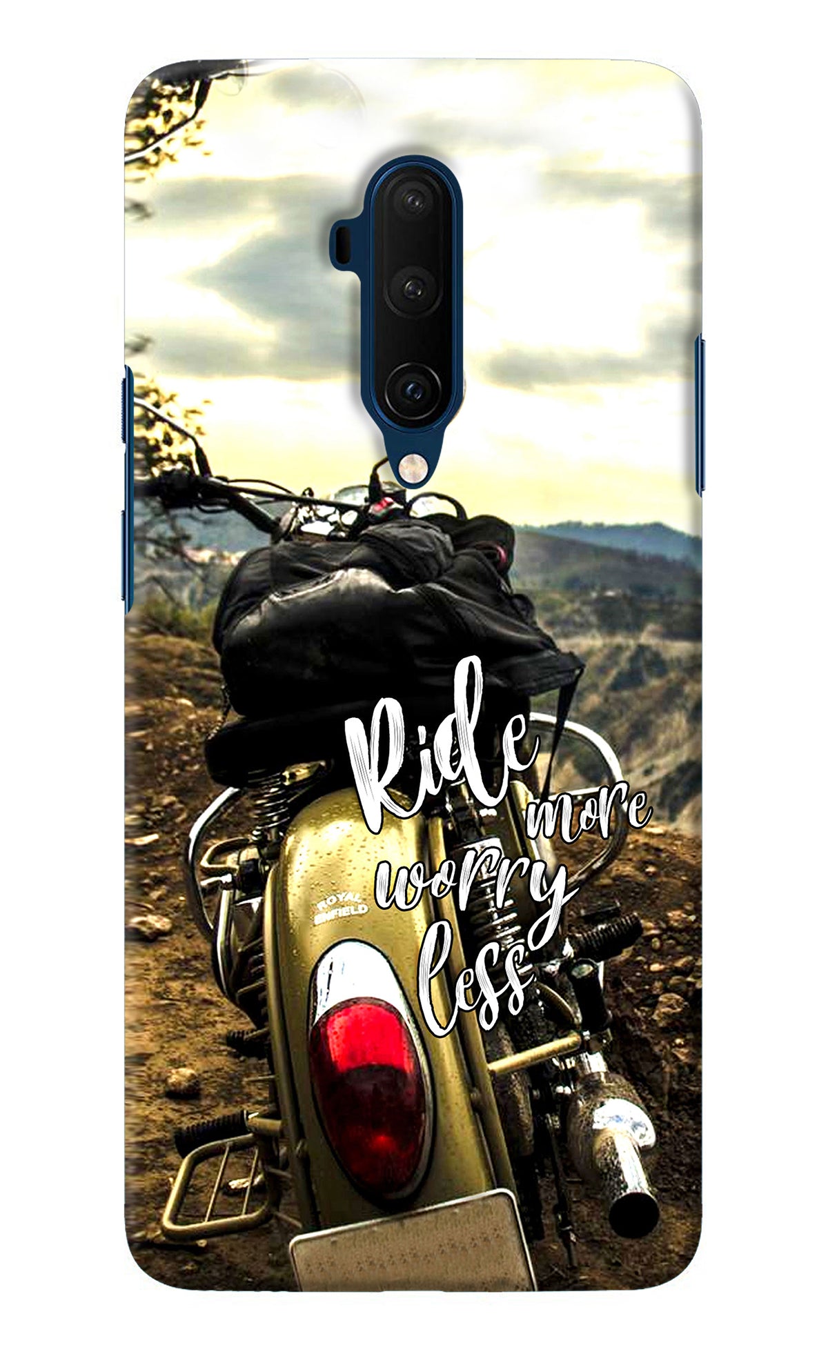 Ride More Worry Less Oneplus 7T Pro Back Cover