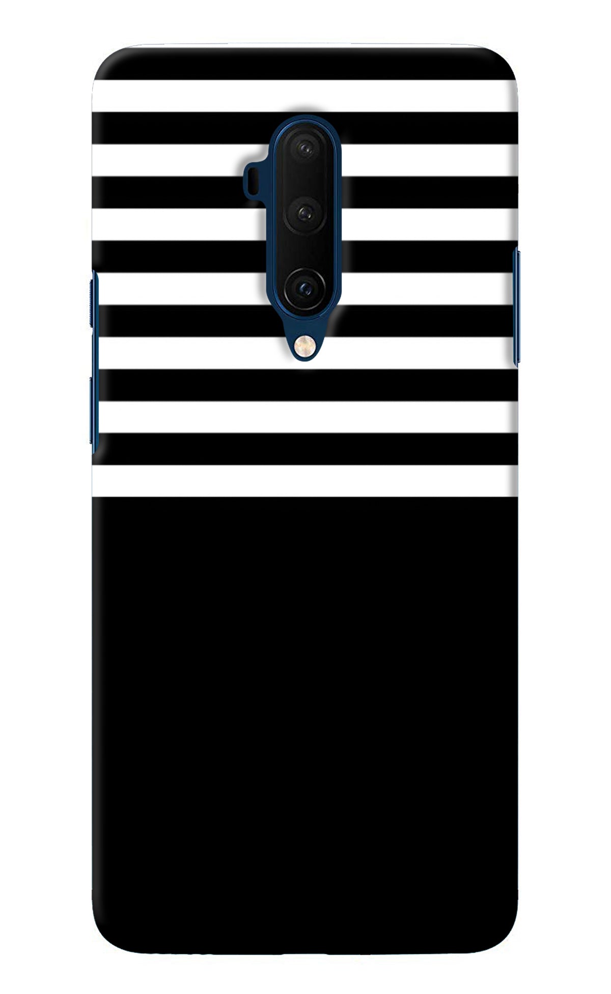 Black and White Print Oneplus 7T Pro Back Cover