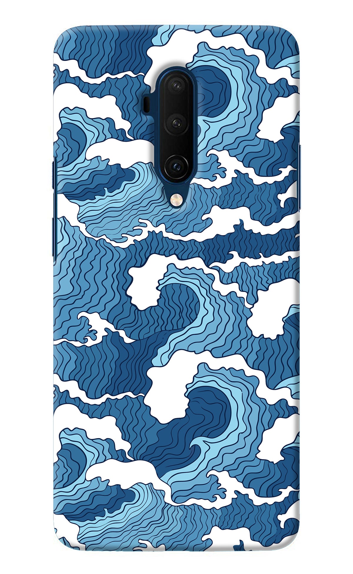 Blue Waves Oneplus 7T Pro Back Cover