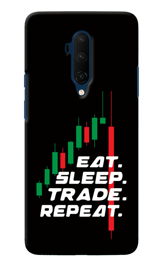 Eat Sleep Trade Repeat Oneplus 7T Pro Back Cover