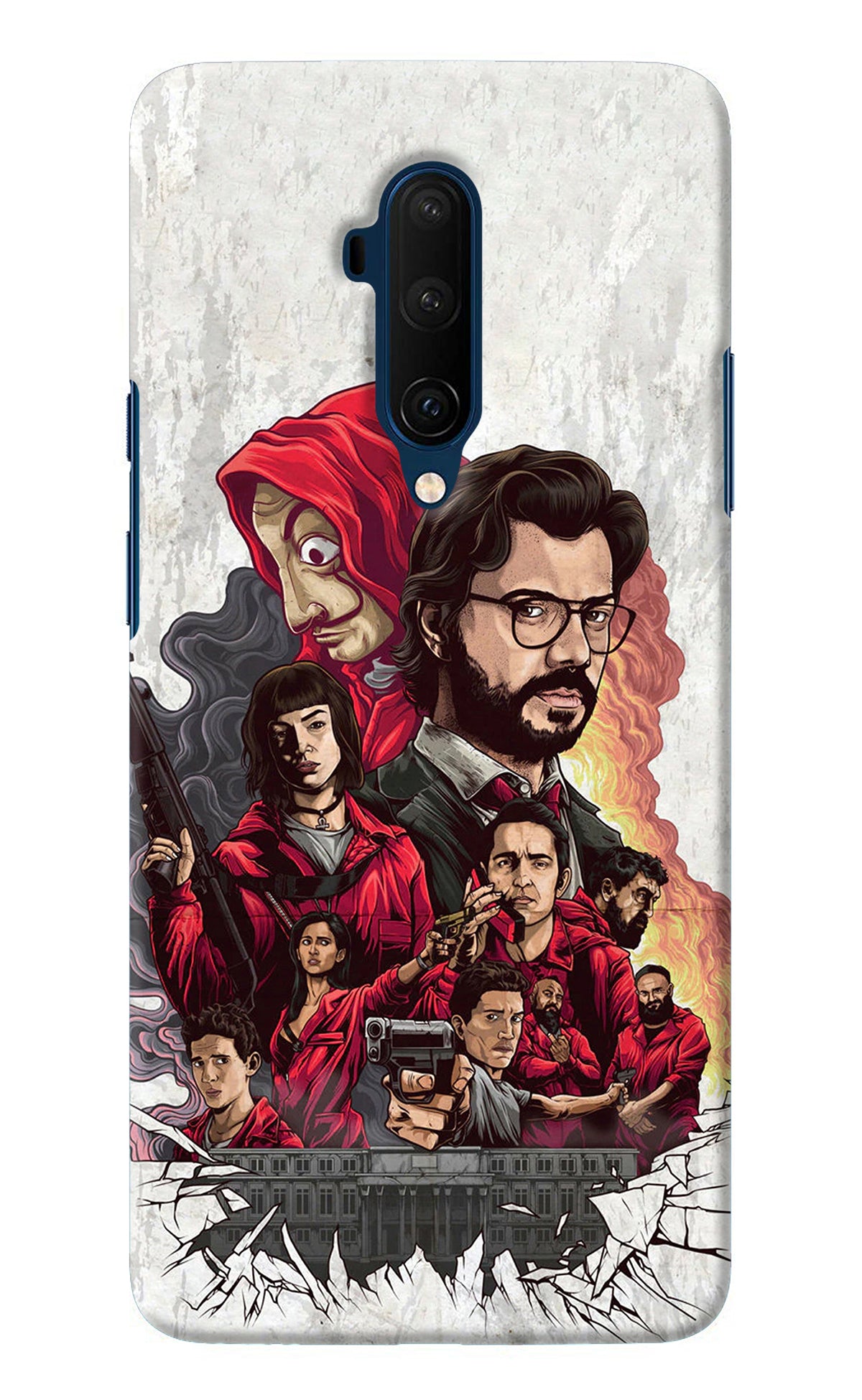 Money Heist Artwork Oneplus 7T Pro Back Cover