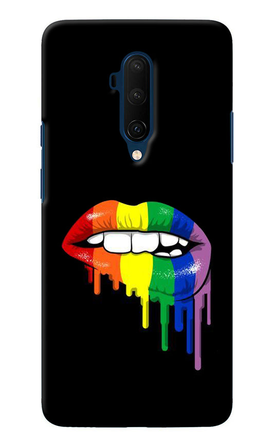 Lips Biting Oneplus 7T Pro Back Cover