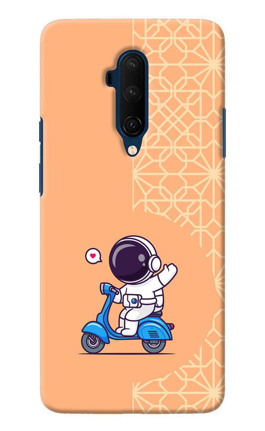 Cute Astronaut Riding Oneplus 7T Pro Back Cover