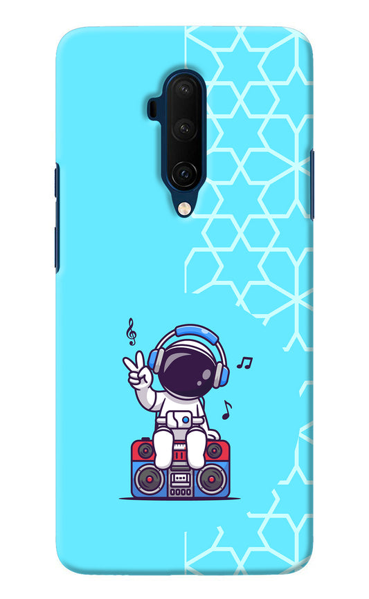 Cute Astronaut Chilling Oneplus 7T Pro Back Cover