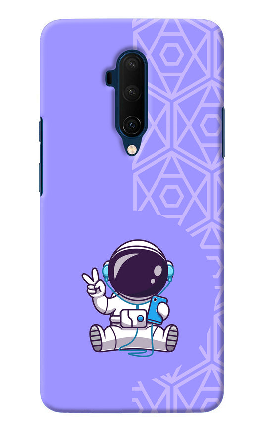 Cute Astronaut Chilling Oneplus 7T Pro Back Cover