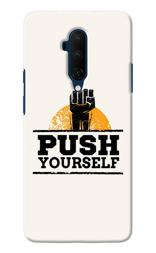 Push Yourself Oneplus 7T Pro Back Cover