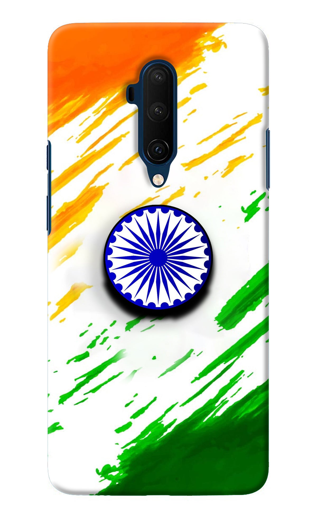 Indian Flag Ashoka Chakra Oneplus 7T Pro Pop Case