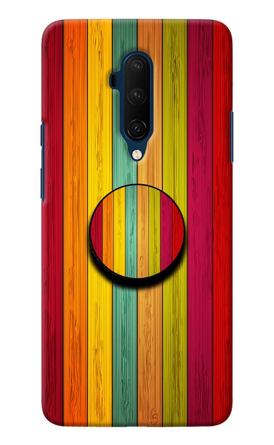 Multicolor Wooden Oneplus 7T Pro Pop Case