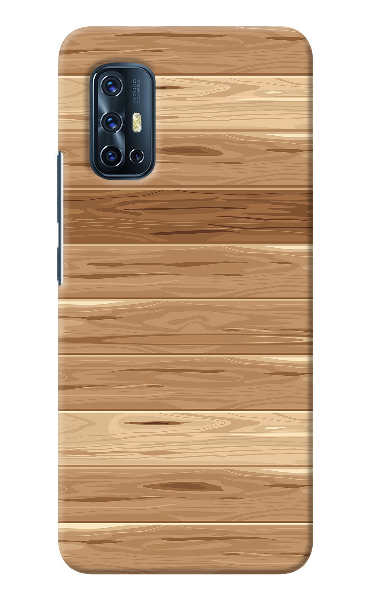 Wooden Vector Vivo V17 Back Cover