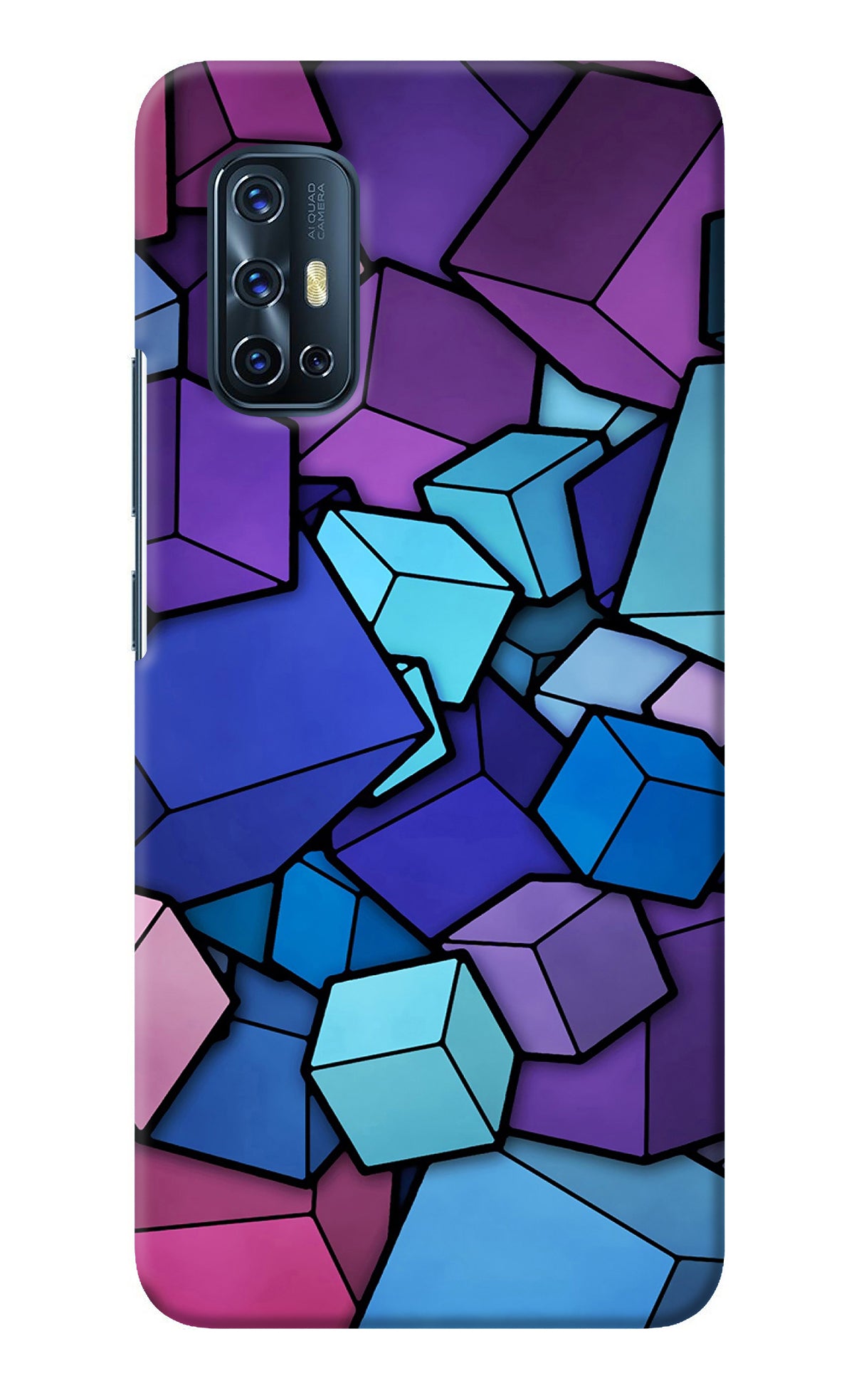 Cubic Abstract Vivo V17 Back Cover