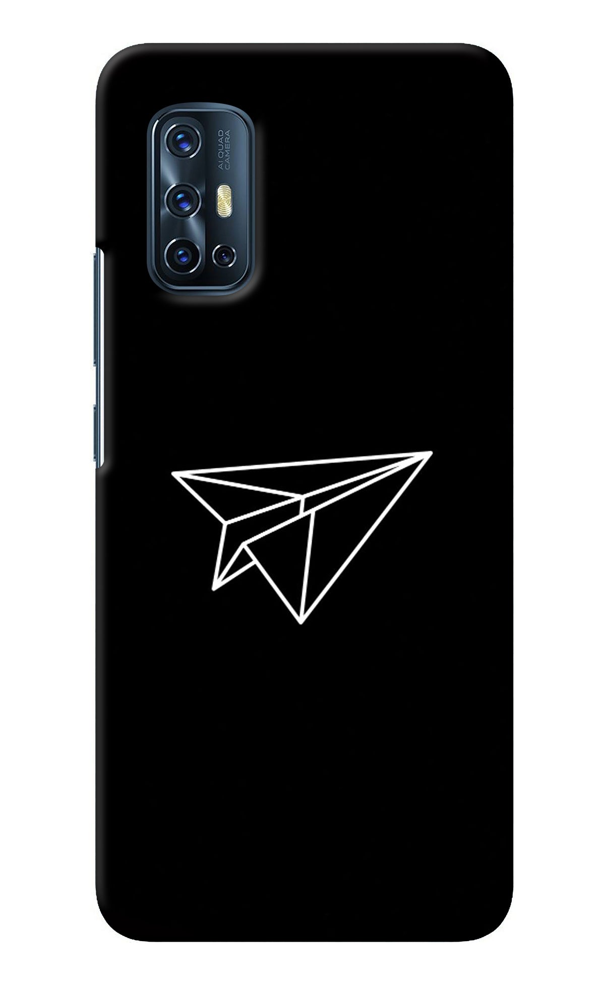 Paper Plane White Vivo V17 Back Cover