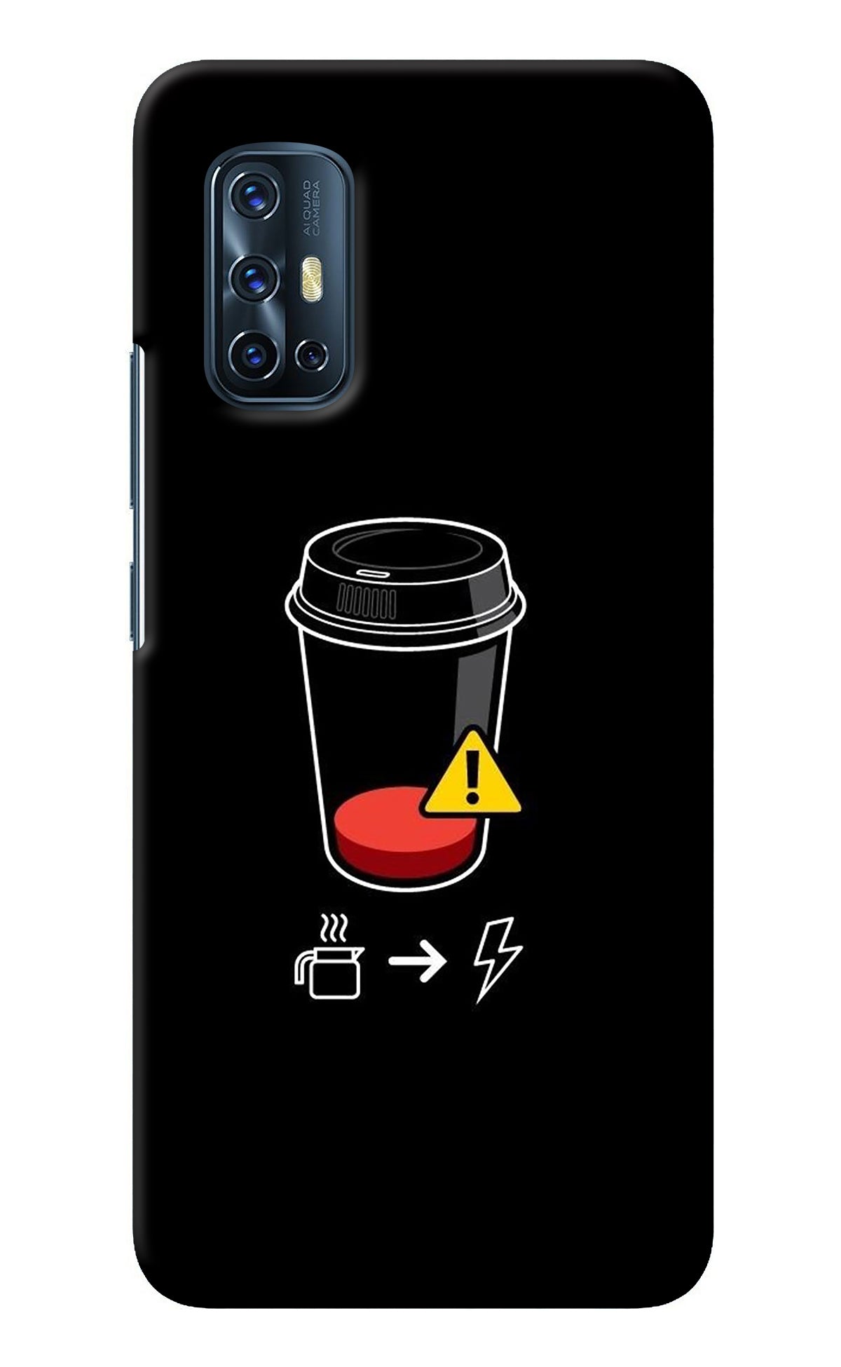 Coffee Vivo V17 Back Cover