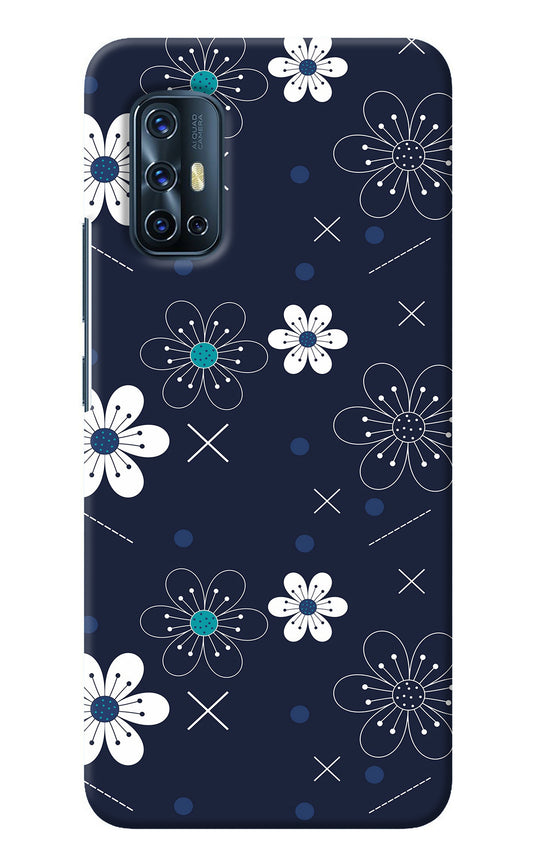 Flowers Vivo V17 Back Cover