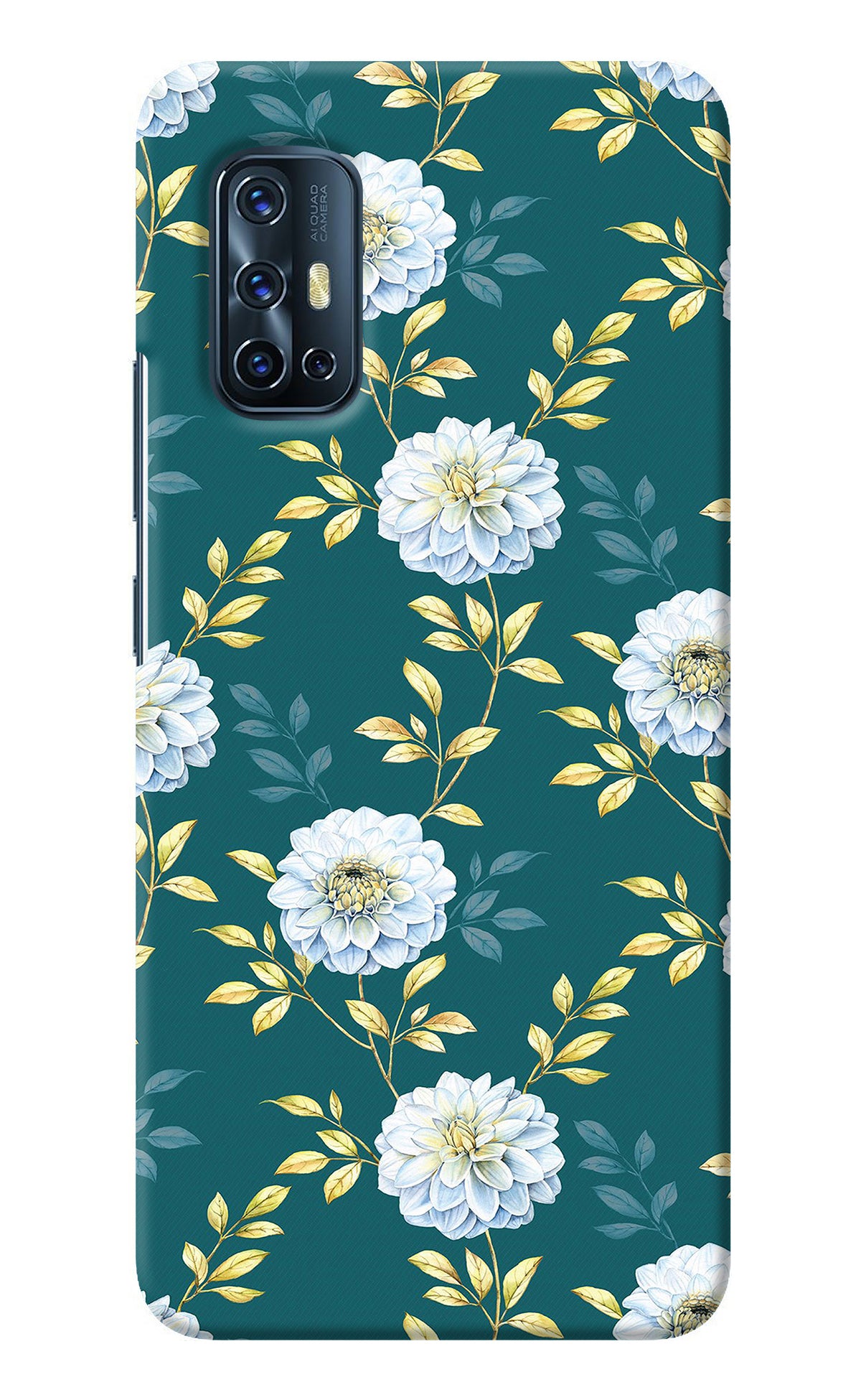 Flowers Vivo V17 Back Cover