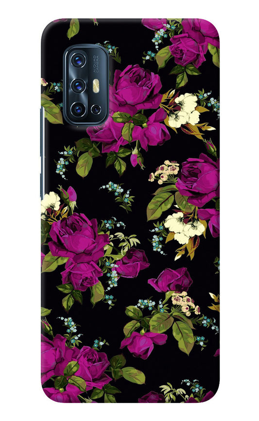 Flowers Vivo V17 Back Cover