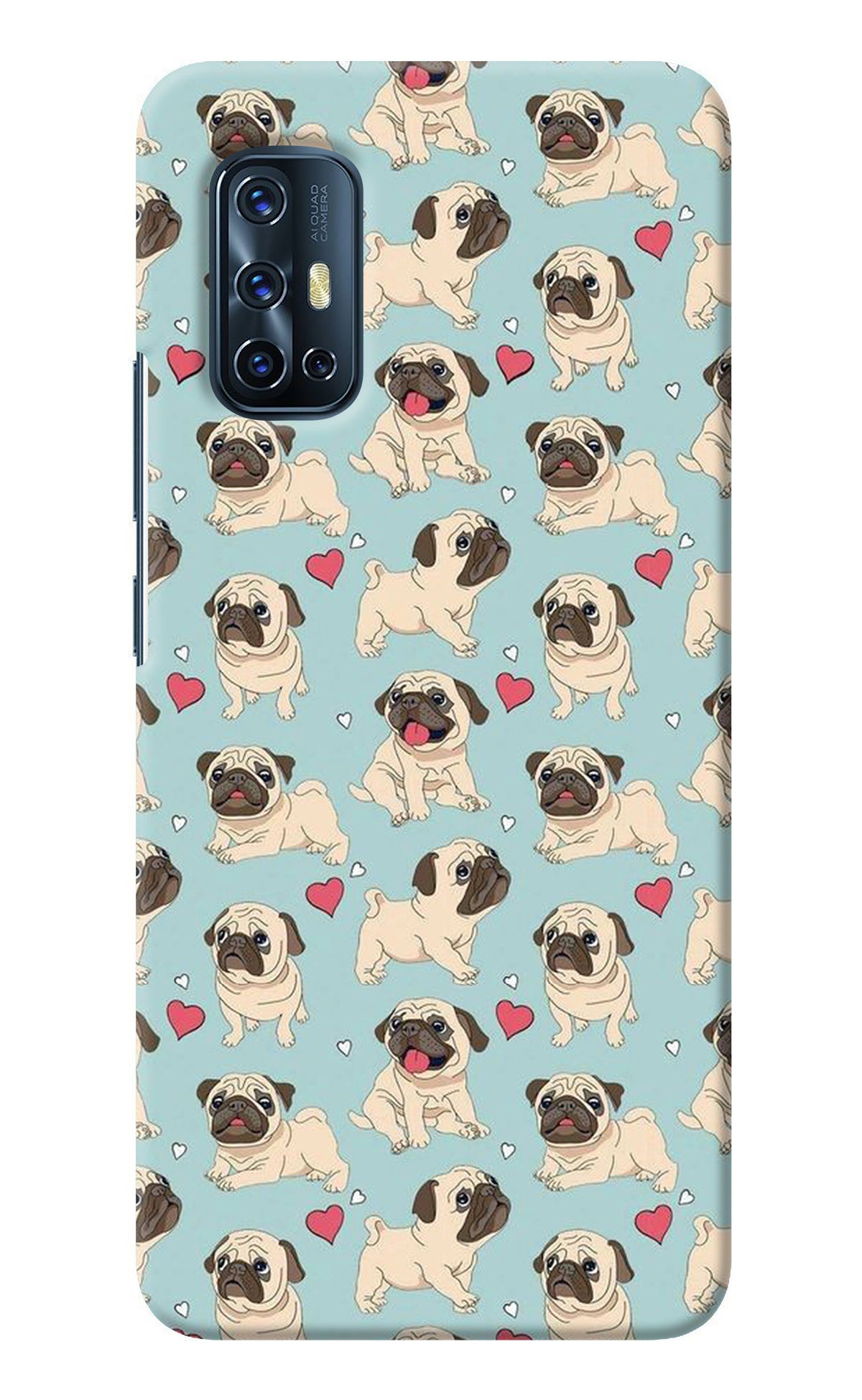 Pug Dog Vivo V17 Back Cover