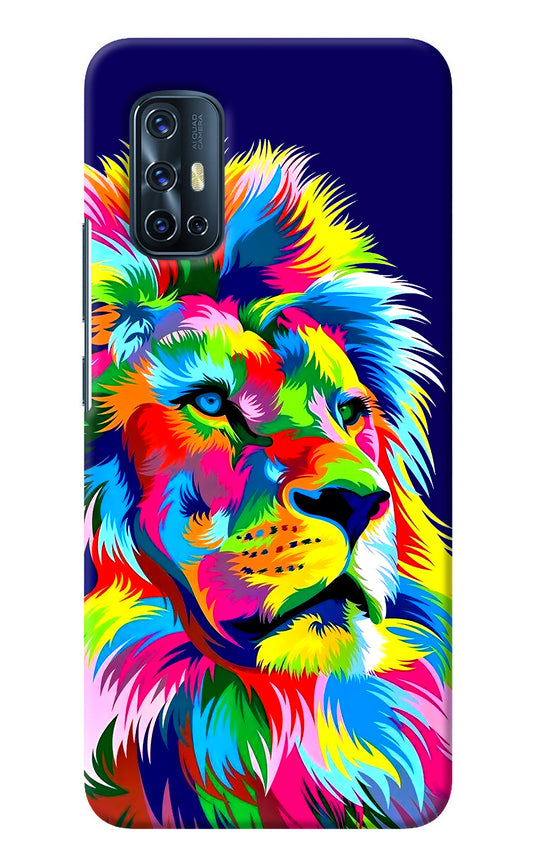 Vector Art Lion Vivo V17 Back Cover