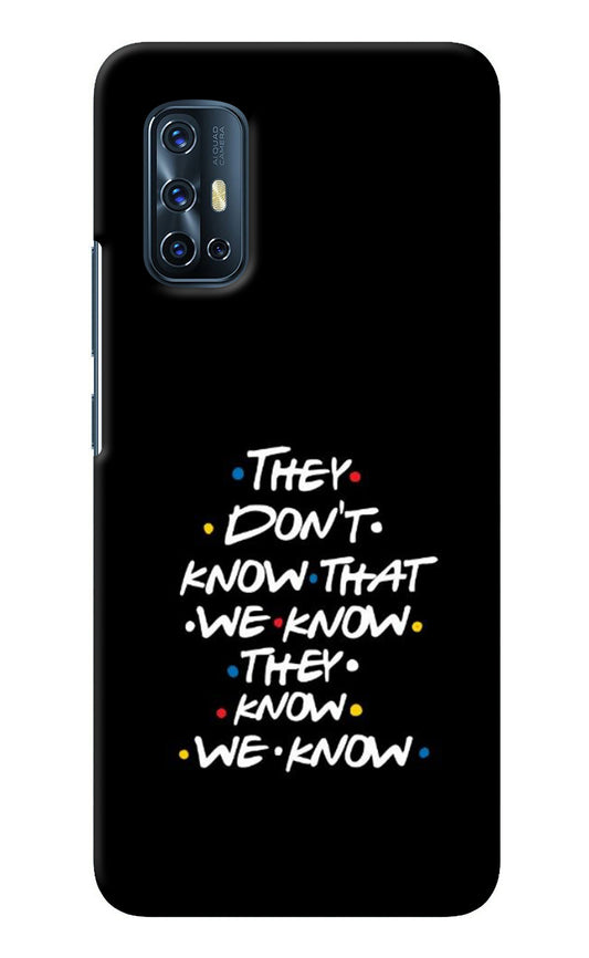 FRIENDS Dialogue Vivo V17 Back Cover